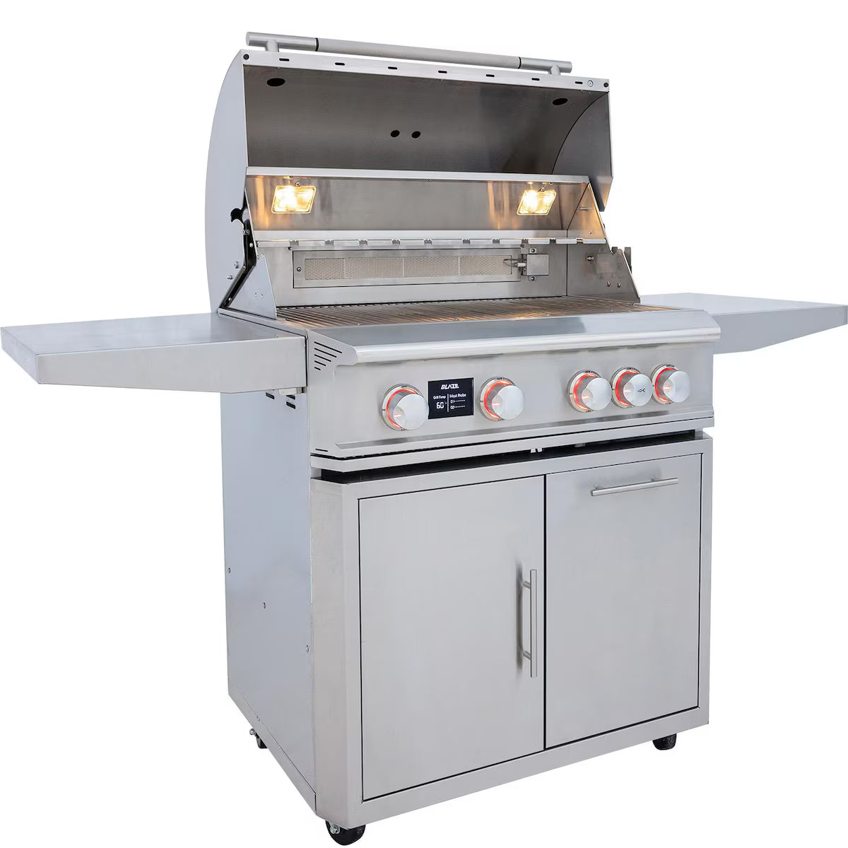 Blaze LTE PRO 32-Inch 4-Burner Built-in Propane Gas/Natural Grill w/ Digital Temperature Screen & Rear Infrared Burner