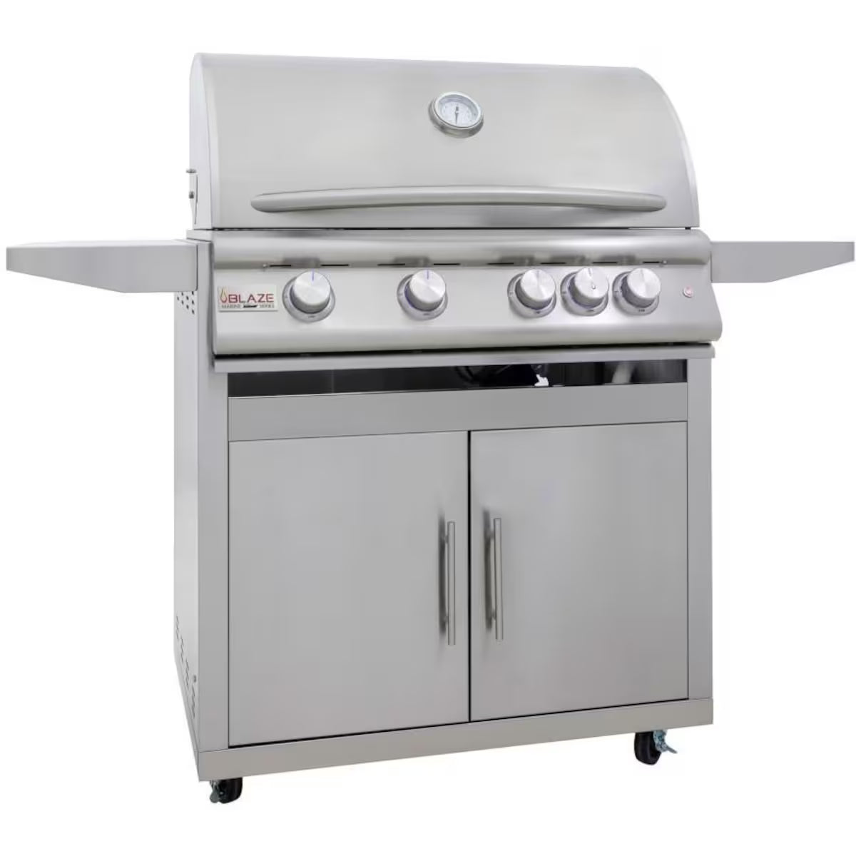Blaze LTE+ Marine Grade 32-Inch 4-Burner Built-In Propane/Natural Gas Grill w/ Lift-Assist Hood & Rear Infrared Burner