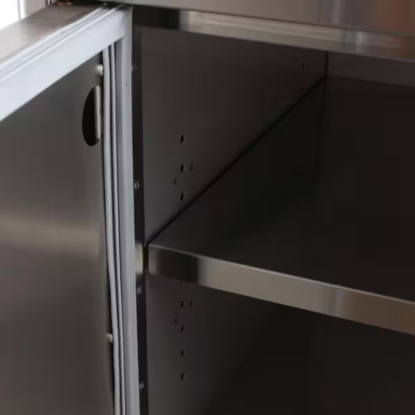 Blaze 32-Inch Sealed Stainless Steel Dry Storage Pantry w/ Shelf - BLZ-DRY-STG2-SC