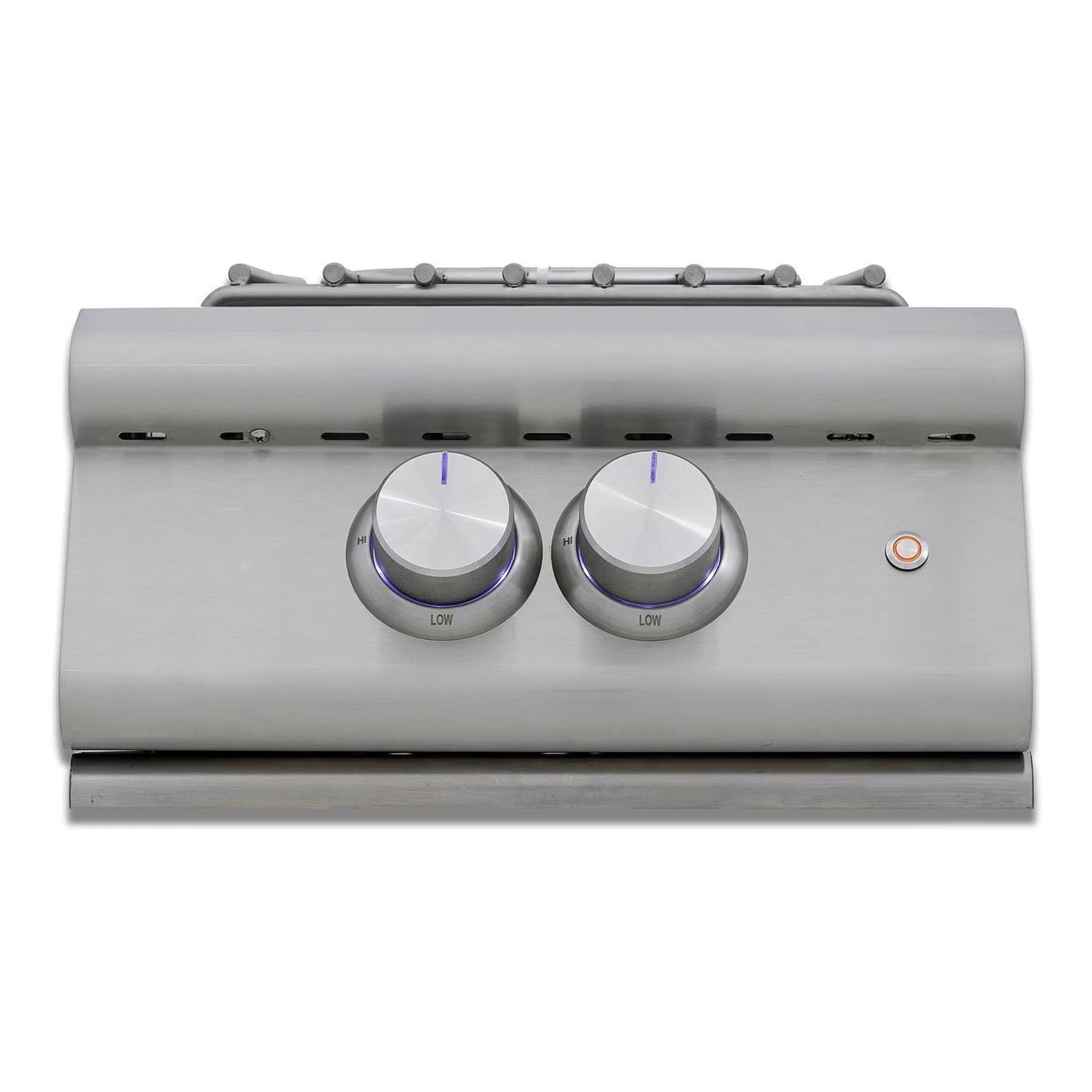 Blaze LTE+ Built-In Propane & Natural Gas High Performance Power Burner w/ Wok Ring & Stainless Steel Lid
