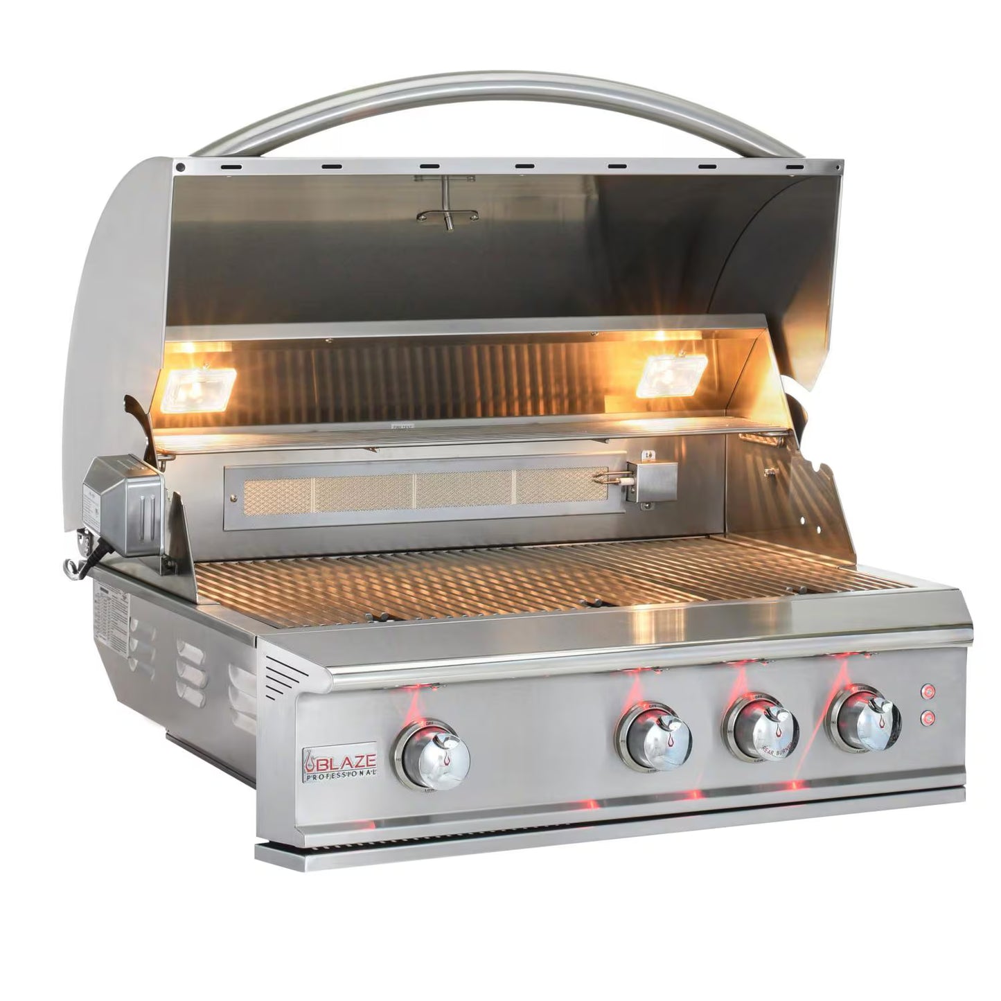 Blaze Professional LUX 34-Inch 3-Burner Built-In Propane/Natural Gas Grill w/ Rear Infrared Burner