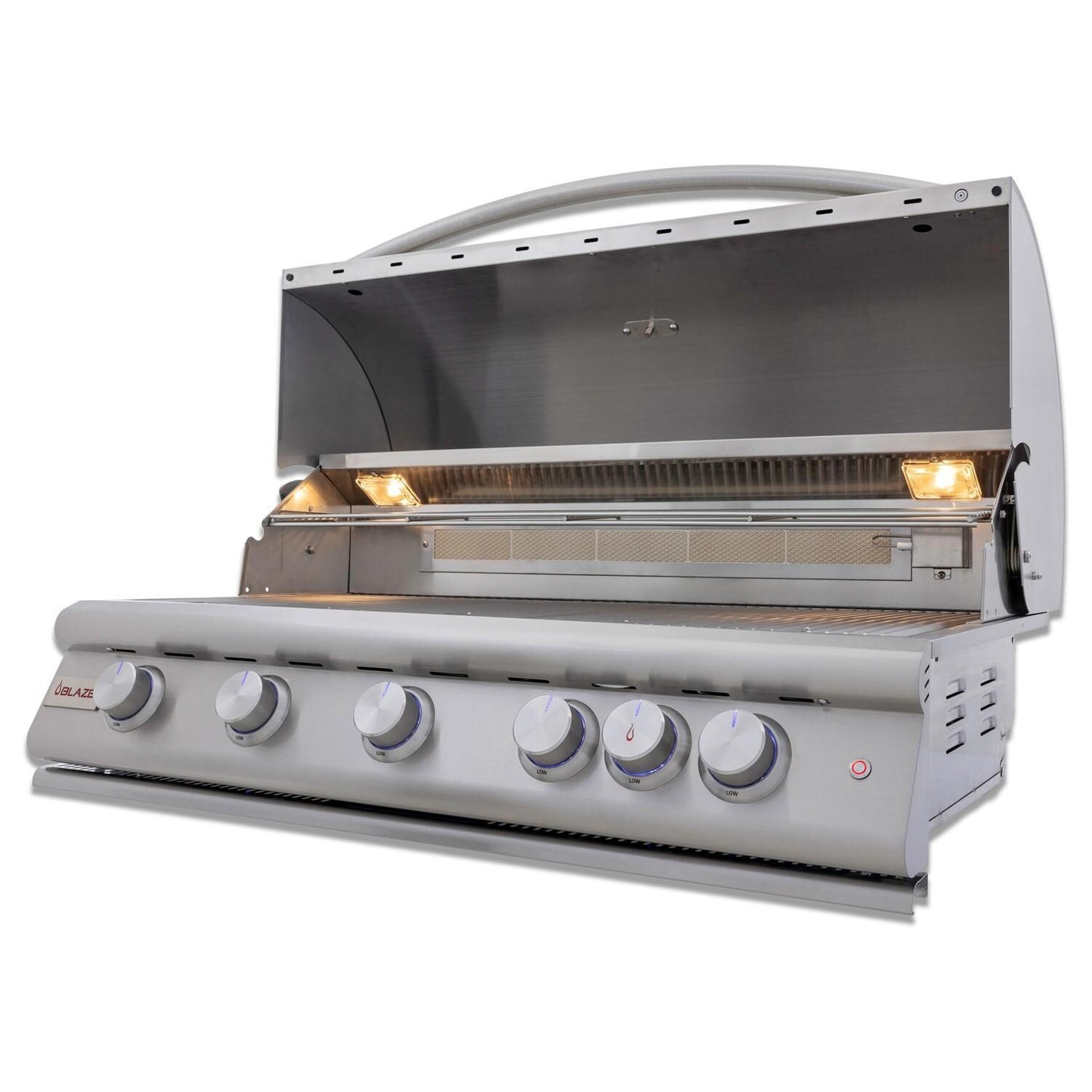 Blaze LTE+ 40-Inch 5-Burner Built-In Propane Gas/Natural Grill w/ Lift-Assist Hood & Rear Infrared Burner