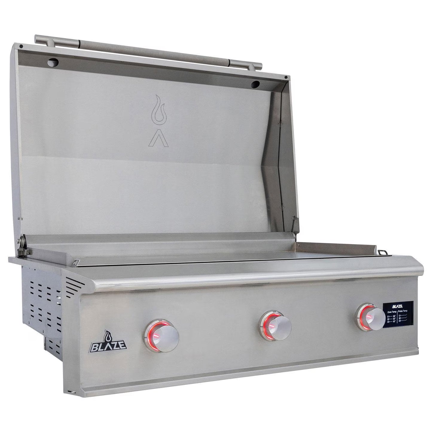 Blaze LTE PRO 40-Inch Built-in Propane/Natural Gas Griddle w/ Digital Temperature Screen & Lift-Assist Lid