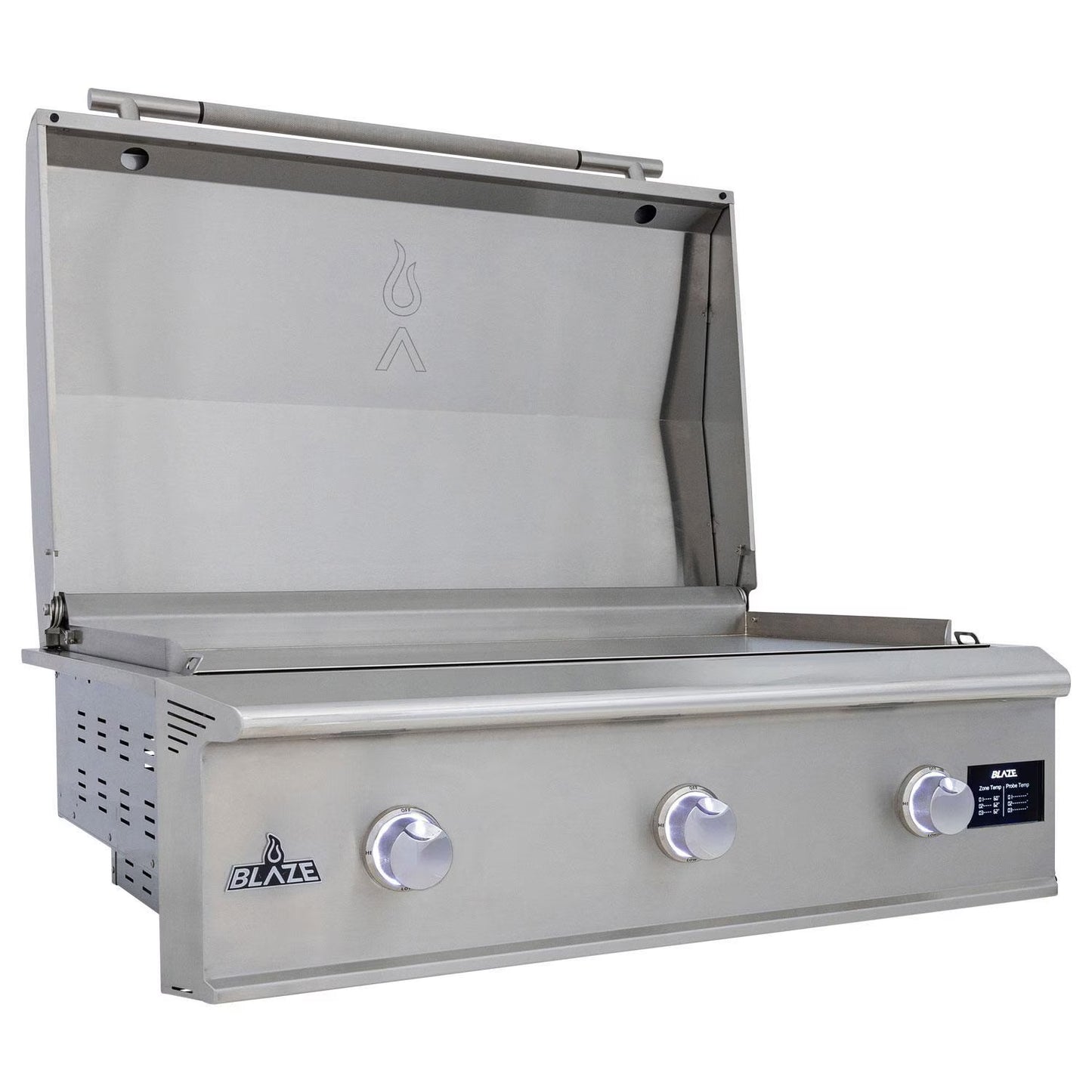 Blaze LTE PRO 40-Inch Built-in Propane/Natural Gas Griddle w/ Digital Temperature Screen & Lift-Assist Lid