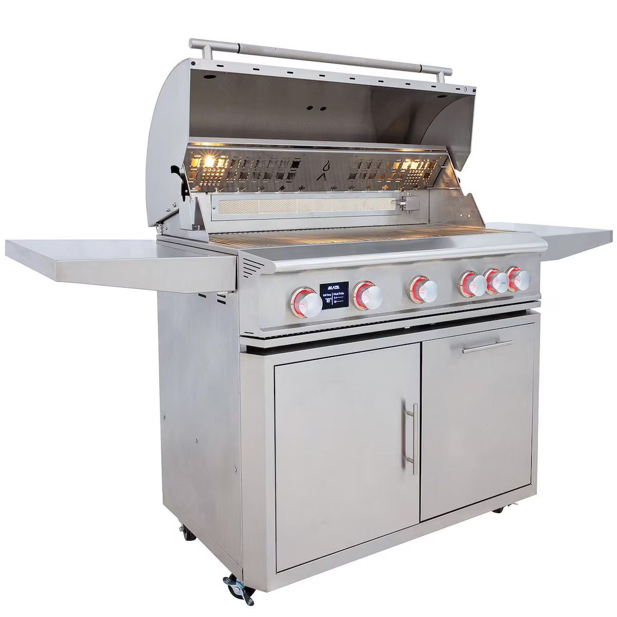 Blaze LTE PRO 40-Inch 5-Burner Built-in Propane Gas/Natural Grill w/ Digital Temperature Screen & Rear Infrared Burner