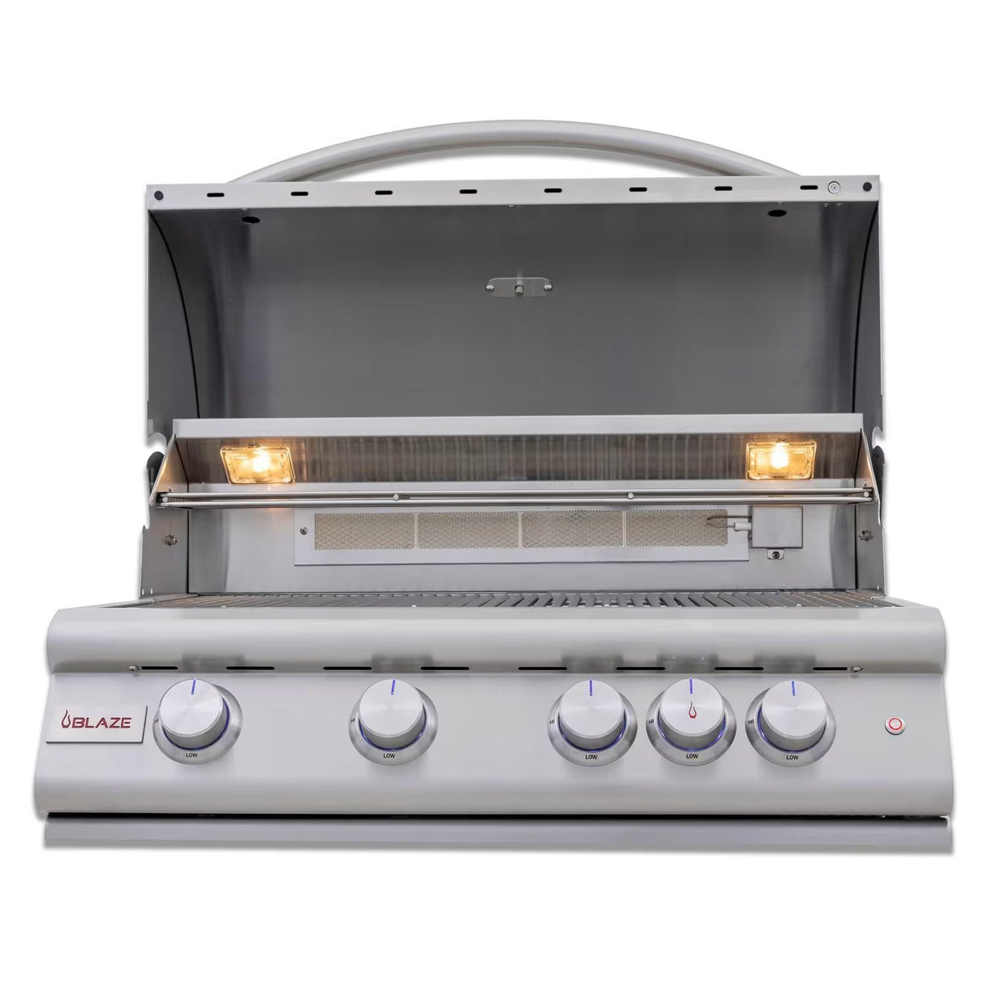 Blaze LTE+ 32-Inch 4-Burner Built-In Propane Gas/Natural Grill w/ Lift-Assist Hood & Rear Infrared Burner