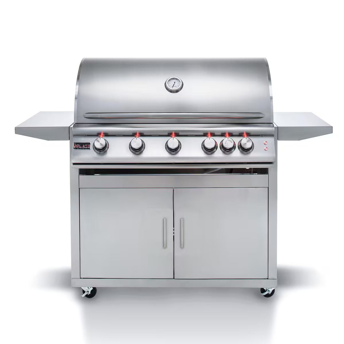 Blaze LTE 40-Inch 5-Burner Built-In Propane Gas/Natural Gas Grill w/ Rear Infrared Burner & Grill Lights - BLZ-5LTE2-NG