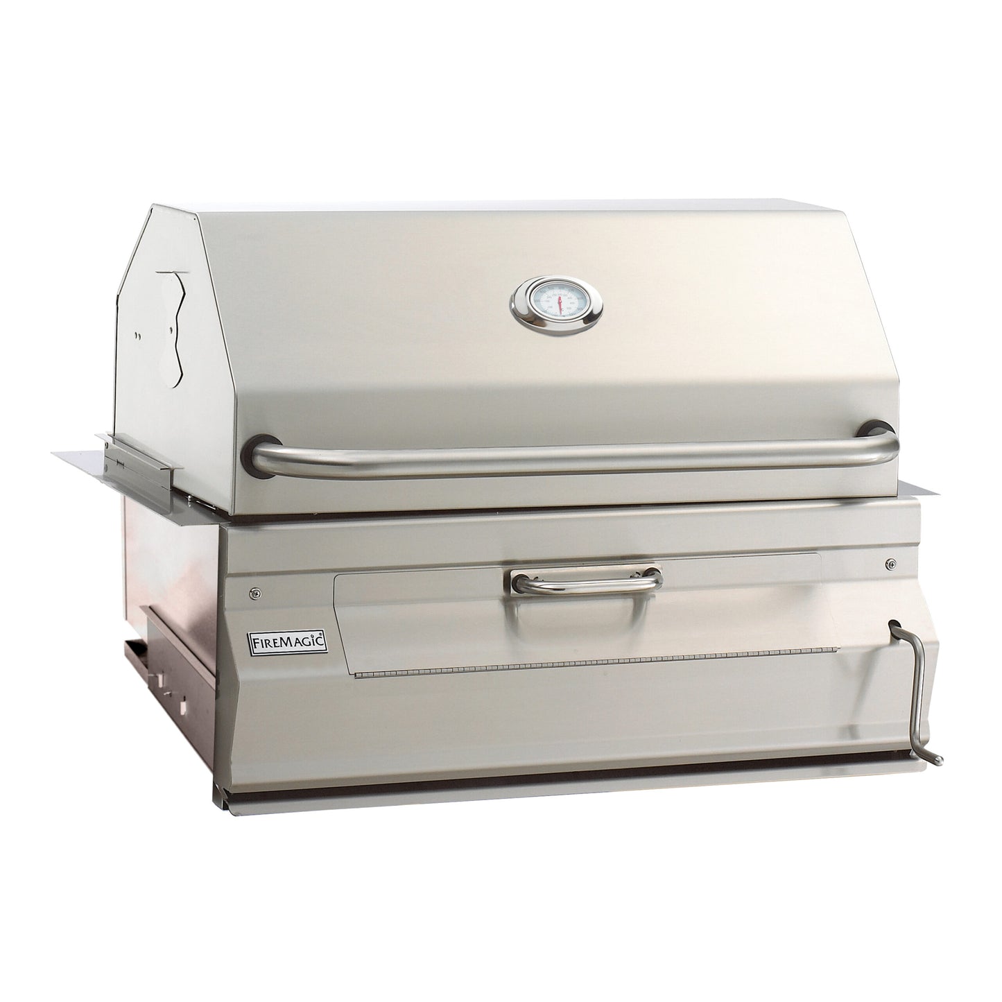 30" Built-In Stainless Steel Charcoal Grill