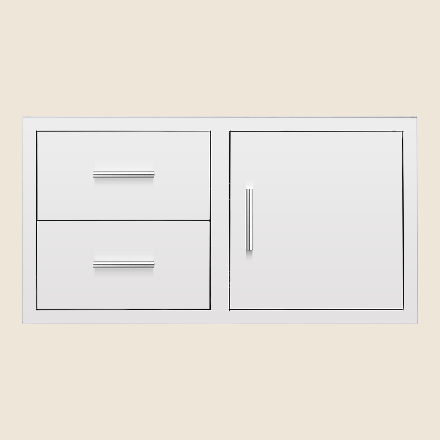 42″ 2-Drawer and Access Door Combo