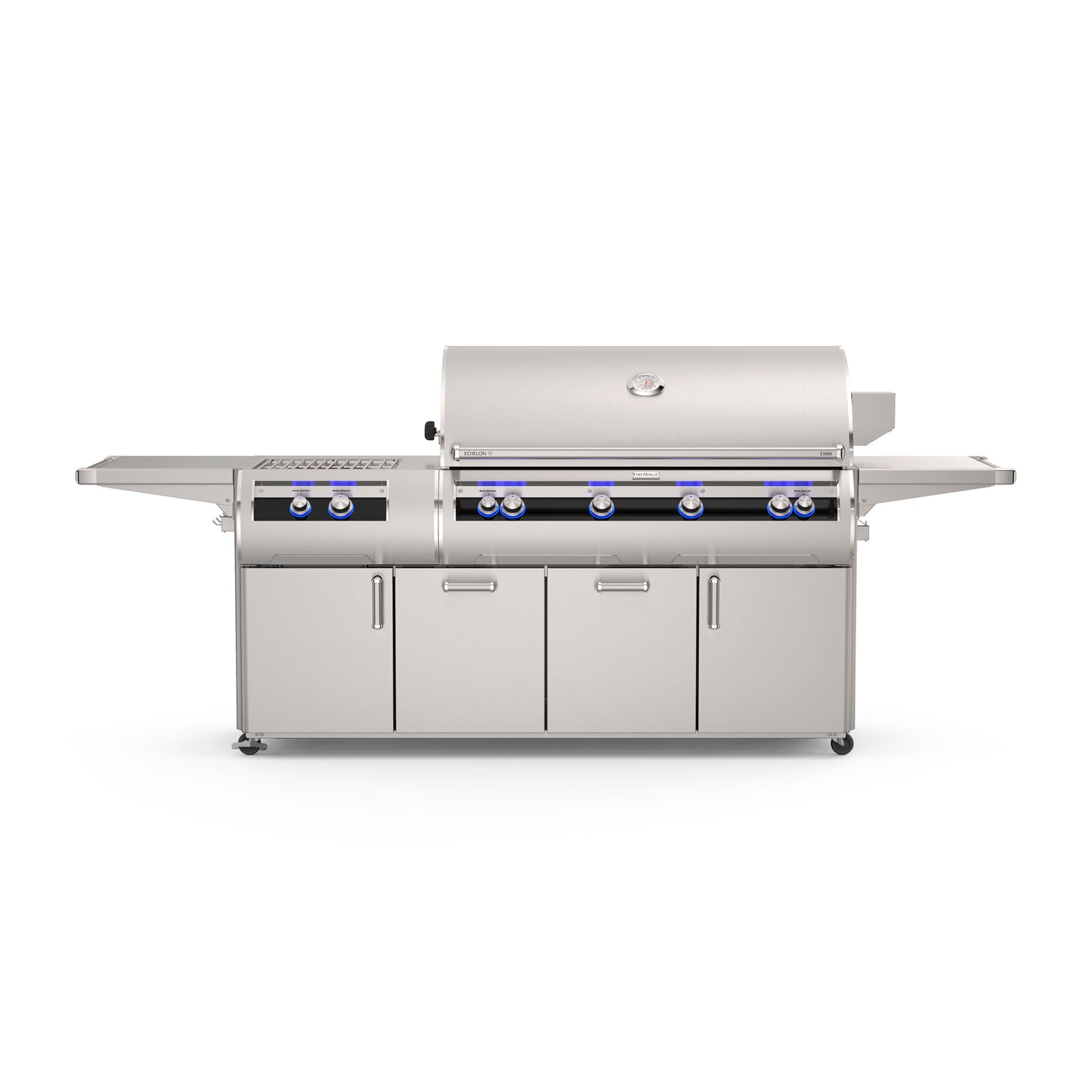E1060s Portable Grills with Analog Thermometer & Power Burner