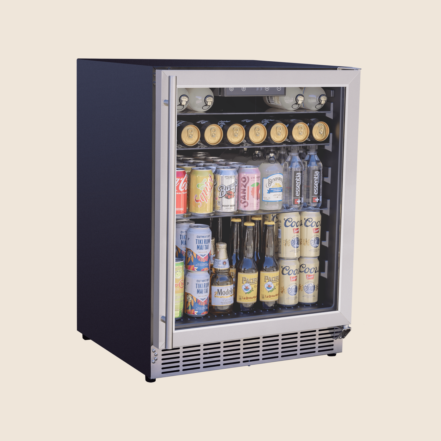 24″ 5 Cu. Outdoor Rated Refrigerator w/ Glass Door