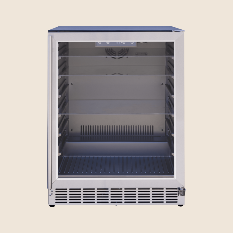 24″ 5 Cu. Outdoor Rated Refrigerator w/ Glass Door