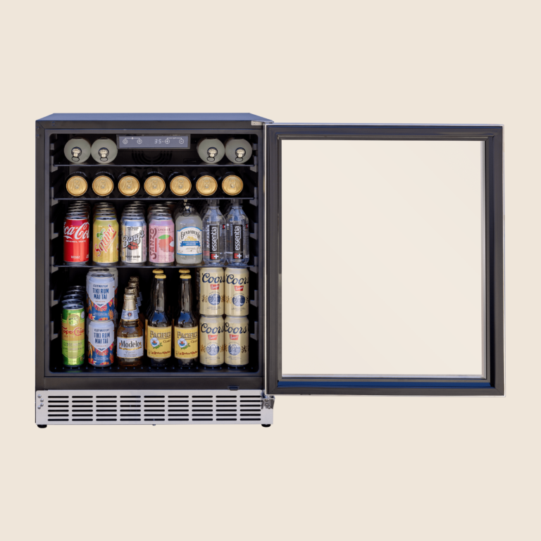 24″ 5 Cu. Outdoor Rated Refrigerator w/ Glass Door