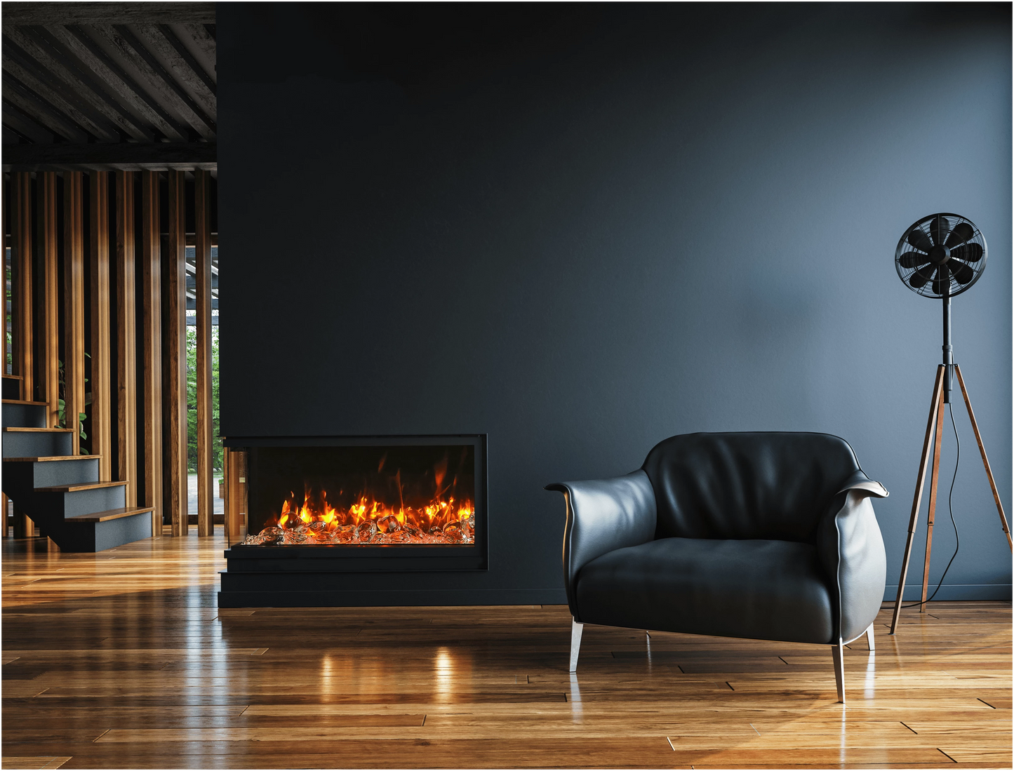 Amantii True View Slim Smart Electric Fireplace