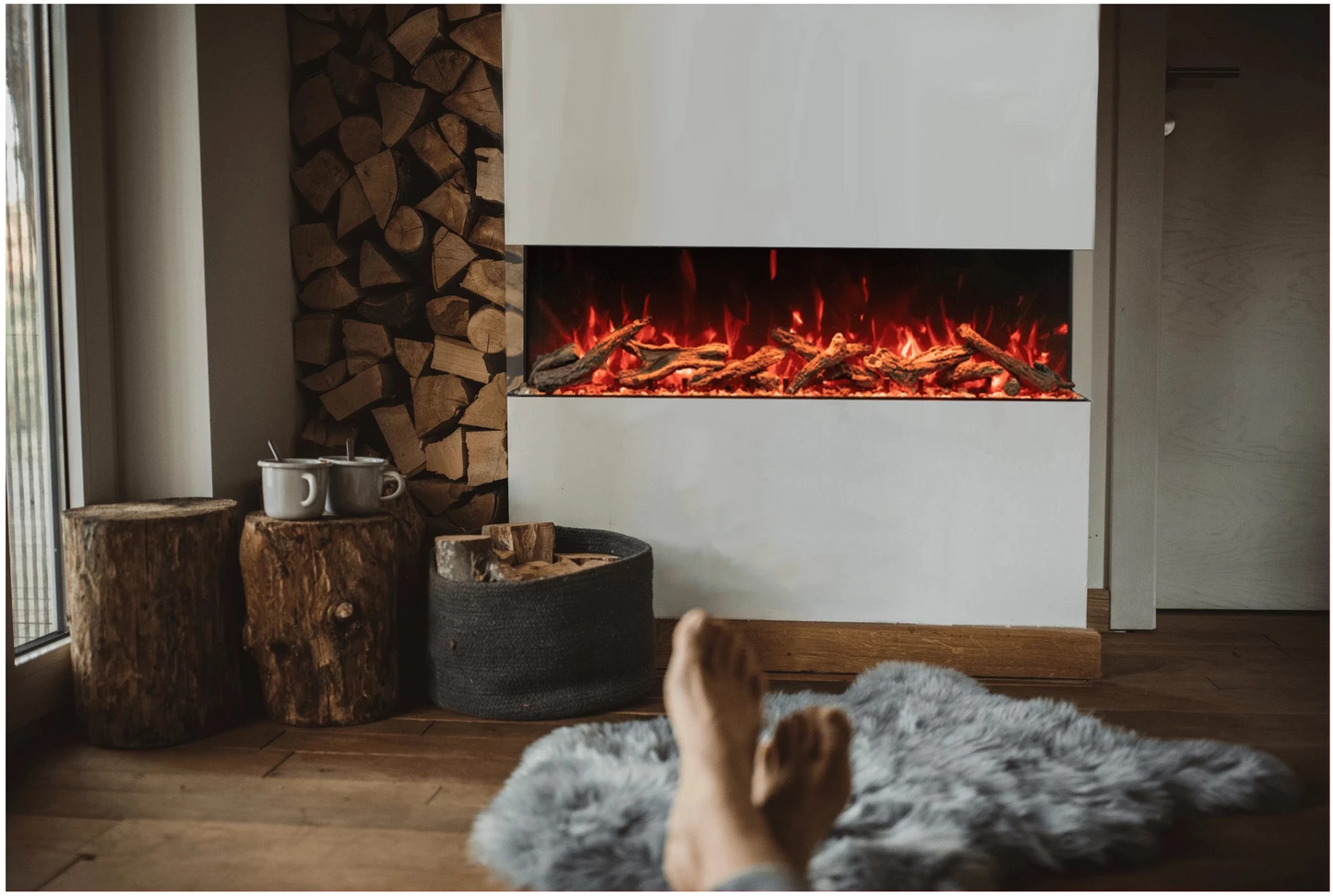 Amantii TruView Bespoke Electric Fireplace