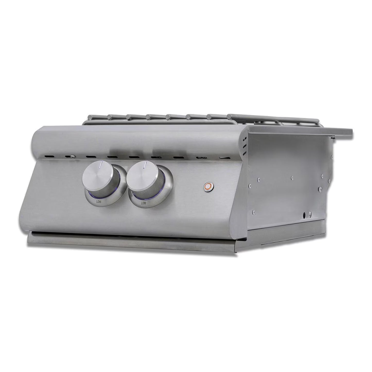 Blaze LTE+ Built-In Propane & Natural Gas High Performance Power Burner w/ Wok Ring & Stainless Steel Lid