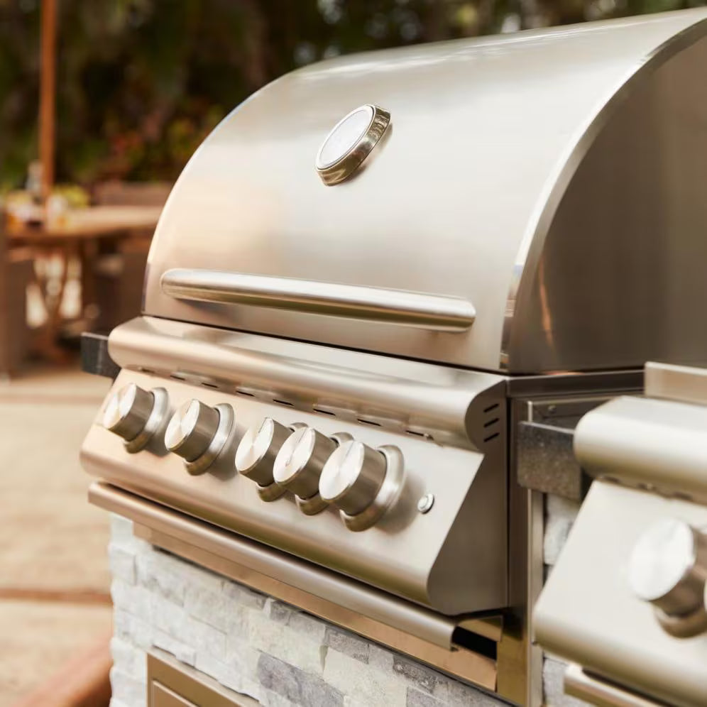 Blaze LTE+ 32-Inch 4-Burner Built-In Propane Gas/Natural Grill w/ Lift-Assist Hood & Rear Infrared Burner