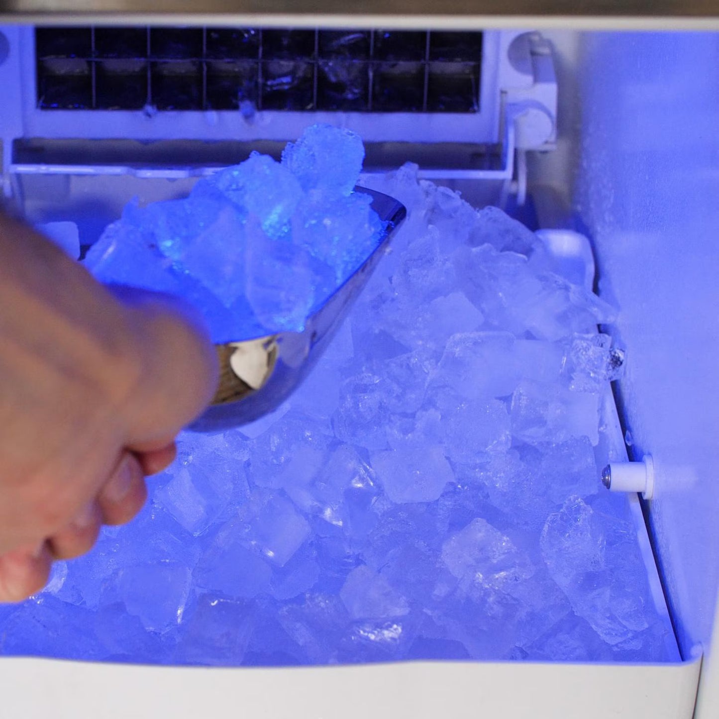 Blaze 50 Lb. 15-Inch Outdoor Rated Ice Maker w/ Gravity Drain - BLZ-ICEMKR-50GR