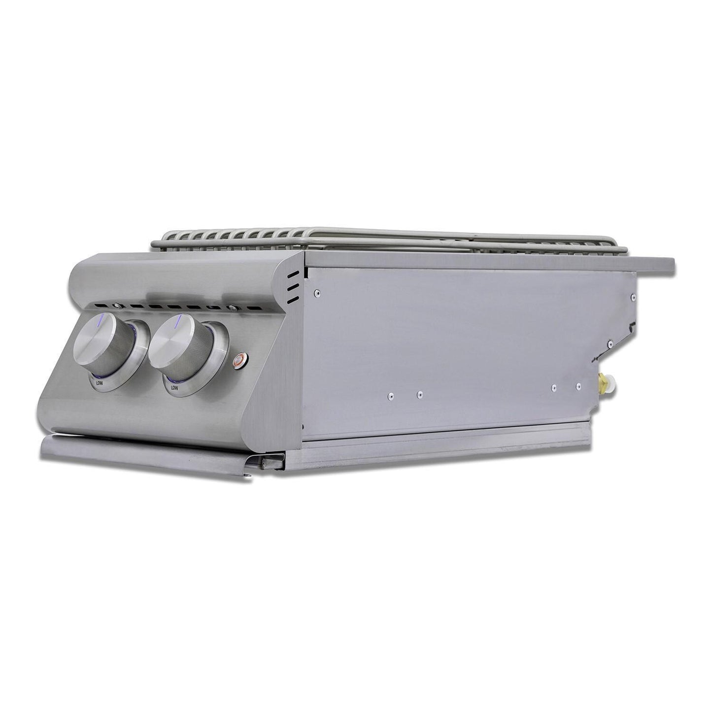 Blaze LTE+ Propane & Natural Gas Stainless Steel Double Side Burner w/ Lid
