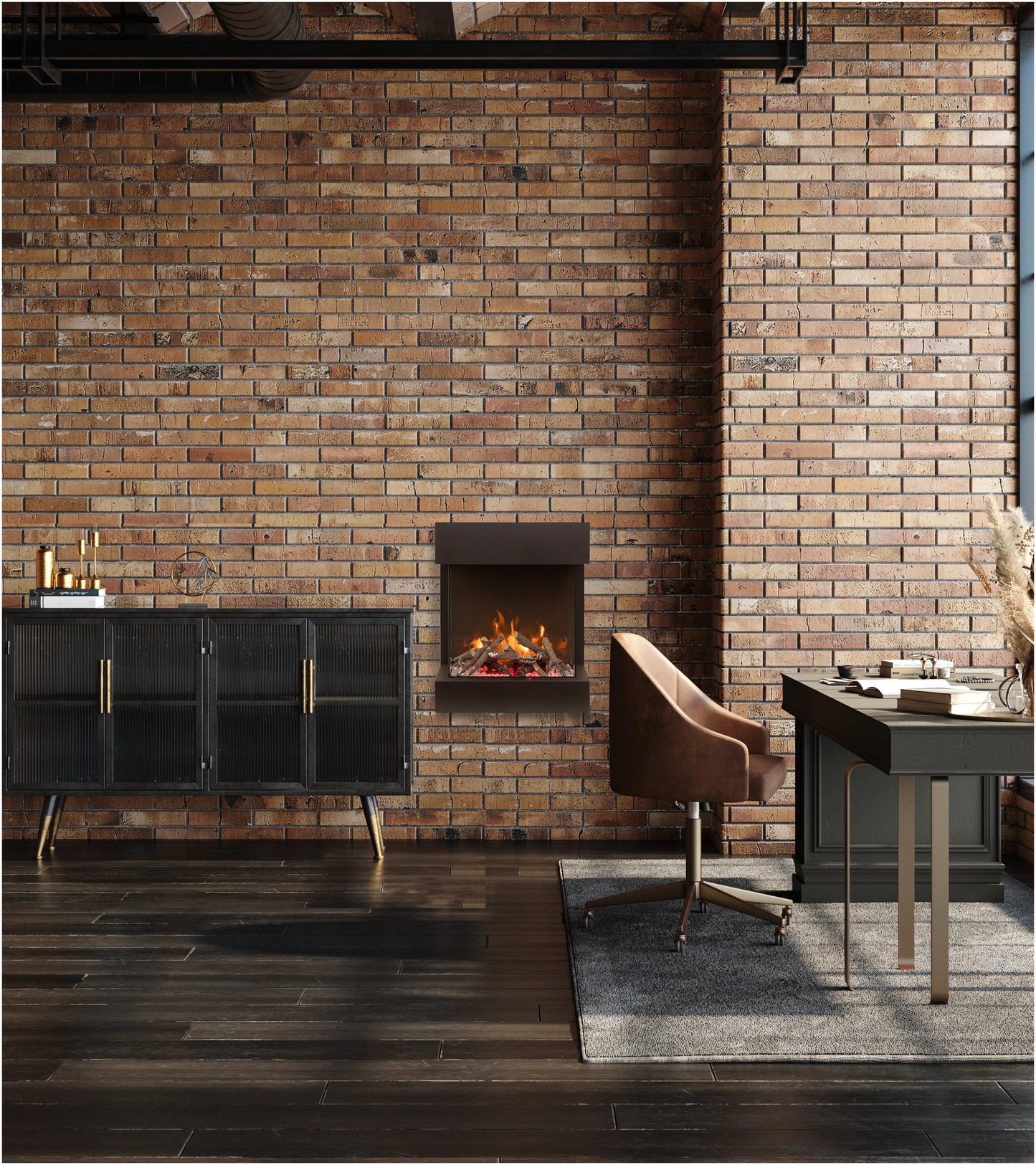 Cube 2025WM Lumina Freestand Electric Fireplace