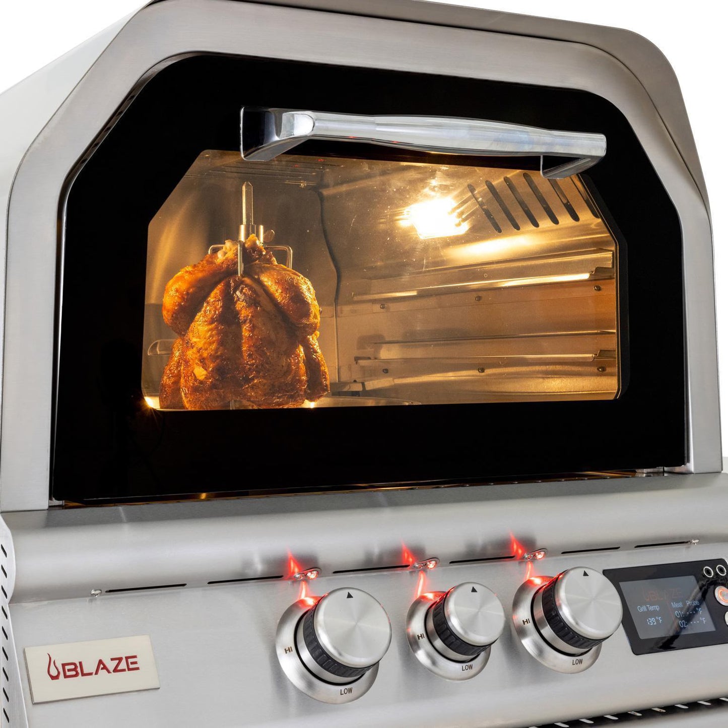 Blaze 26-Inch Built-In Propane & Natural Outdoor Oven W/ Rotisserie