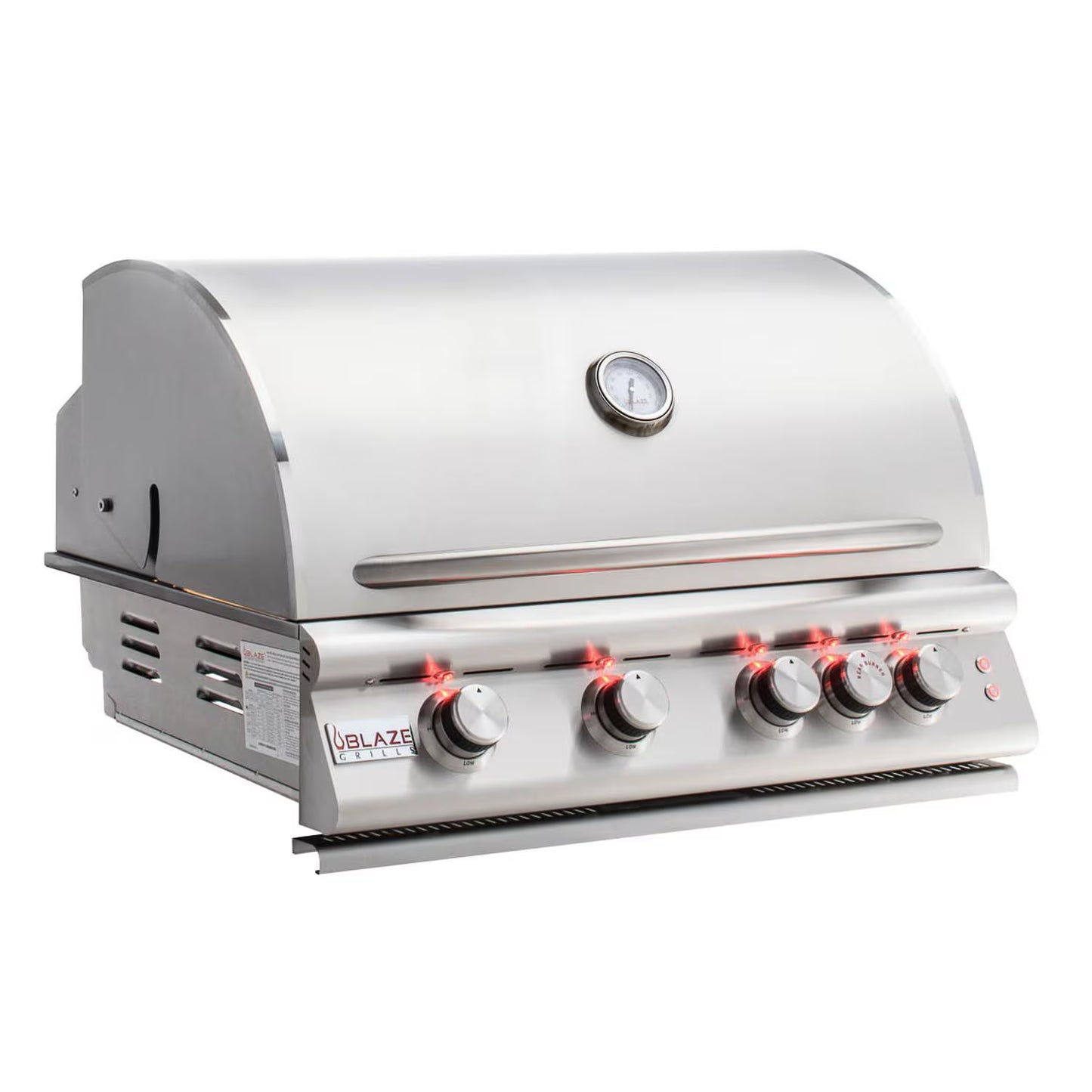 Blaze LTE Marine Grade 32-Inch 4-Burner Built-In Propane Gas/Natural Grill w/ Rear Infrared Burner & Grill Lights