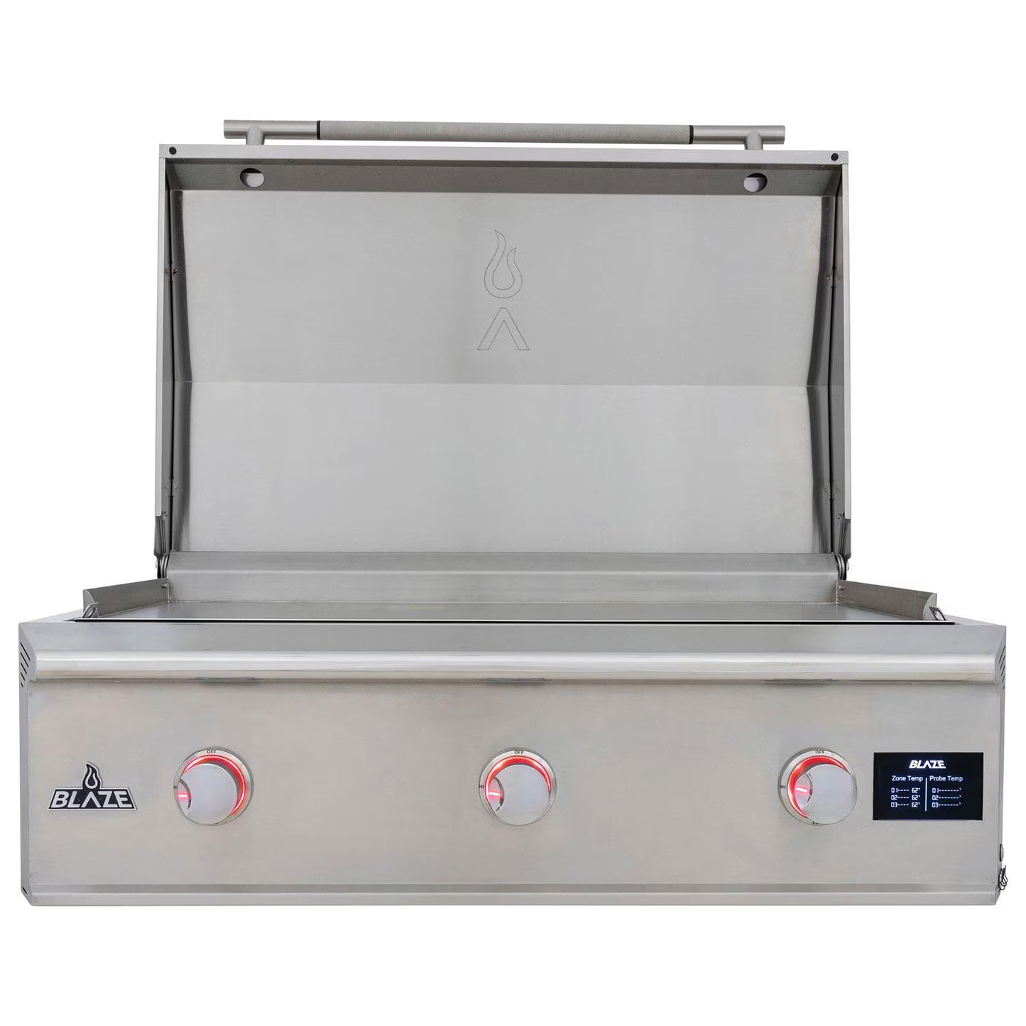 Blaze LTE PRO 40-Inch Built-in Propane/Natural Gas Griddle w/ Digital Temperature Screen & Lift-Assist Lid