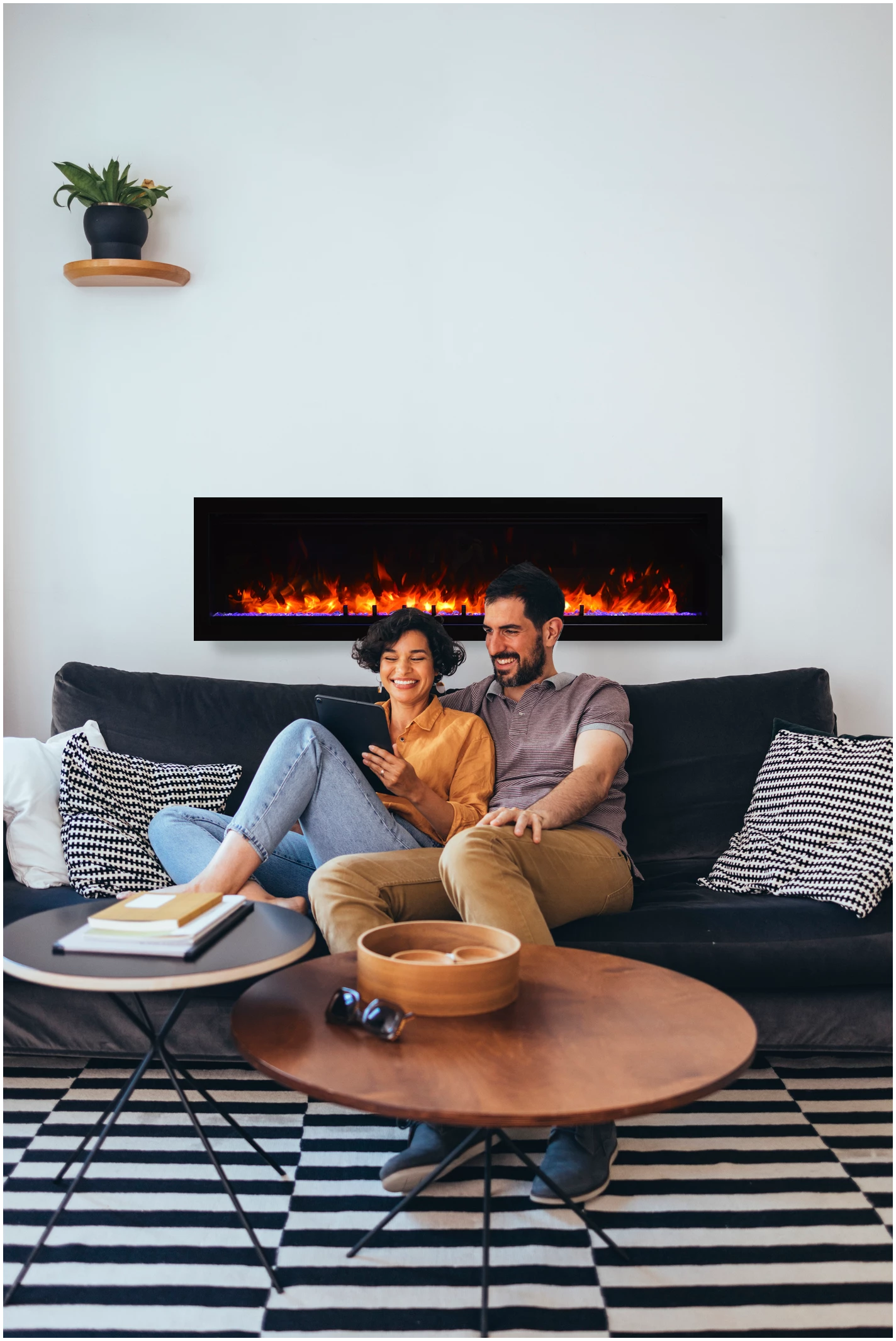 Amantii Symmetry Lumina Electric Fireplace