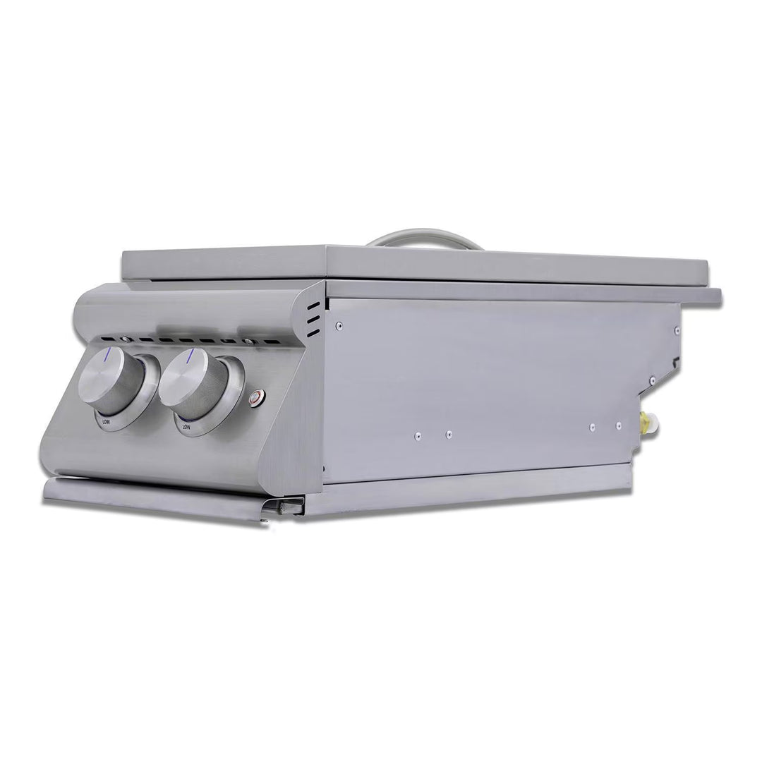 Blaze LTE+ Gas Double Side Burner with Lid