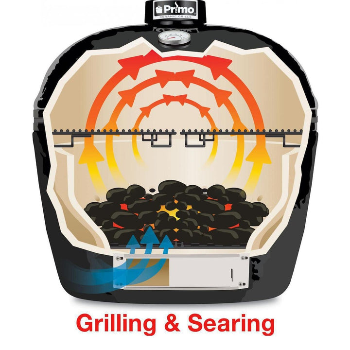 Primo Oval XL All-In-One Ceramic Kamado Grill
