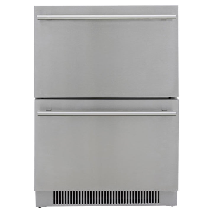 Blaze 23.5-Inch 5.1 Cu. Ft. Outdoor Rated Stainless Steel Double Drawer Refrigerator