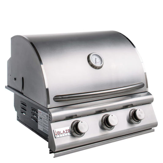 Blaze LBM 25-Inch 3-Burner Built-In Propane & Natural Gas Grill