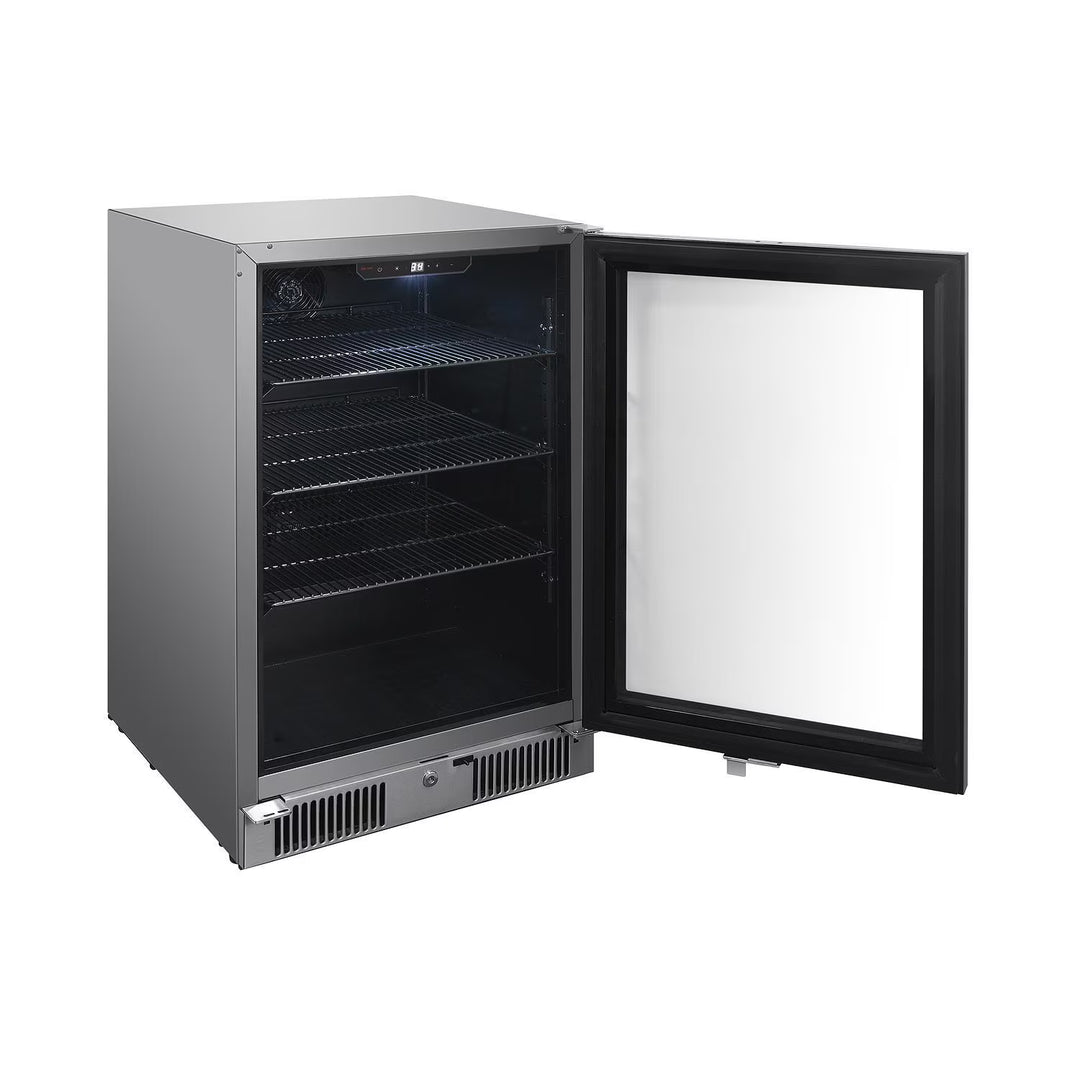 Blaze 20-Inch 4.5 Cu. Ft. Outdoor Rated Beverage Cooler with Lock
