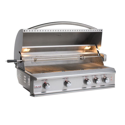 Blaze Professional LUX 44-Inch 4-Burner Built-In Propane/Natural Gas Grill w/ Rear Infrared Burner