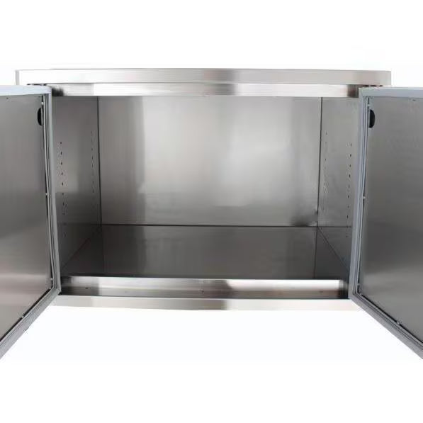 Blaze 32-Inch Sealed Stainless Steel Dry Storage Pantry with Shelf