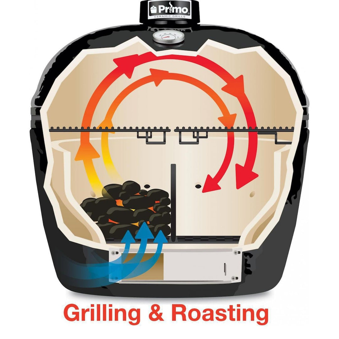 Primo Oval XL All-In-One Ceramic Kamado Grill