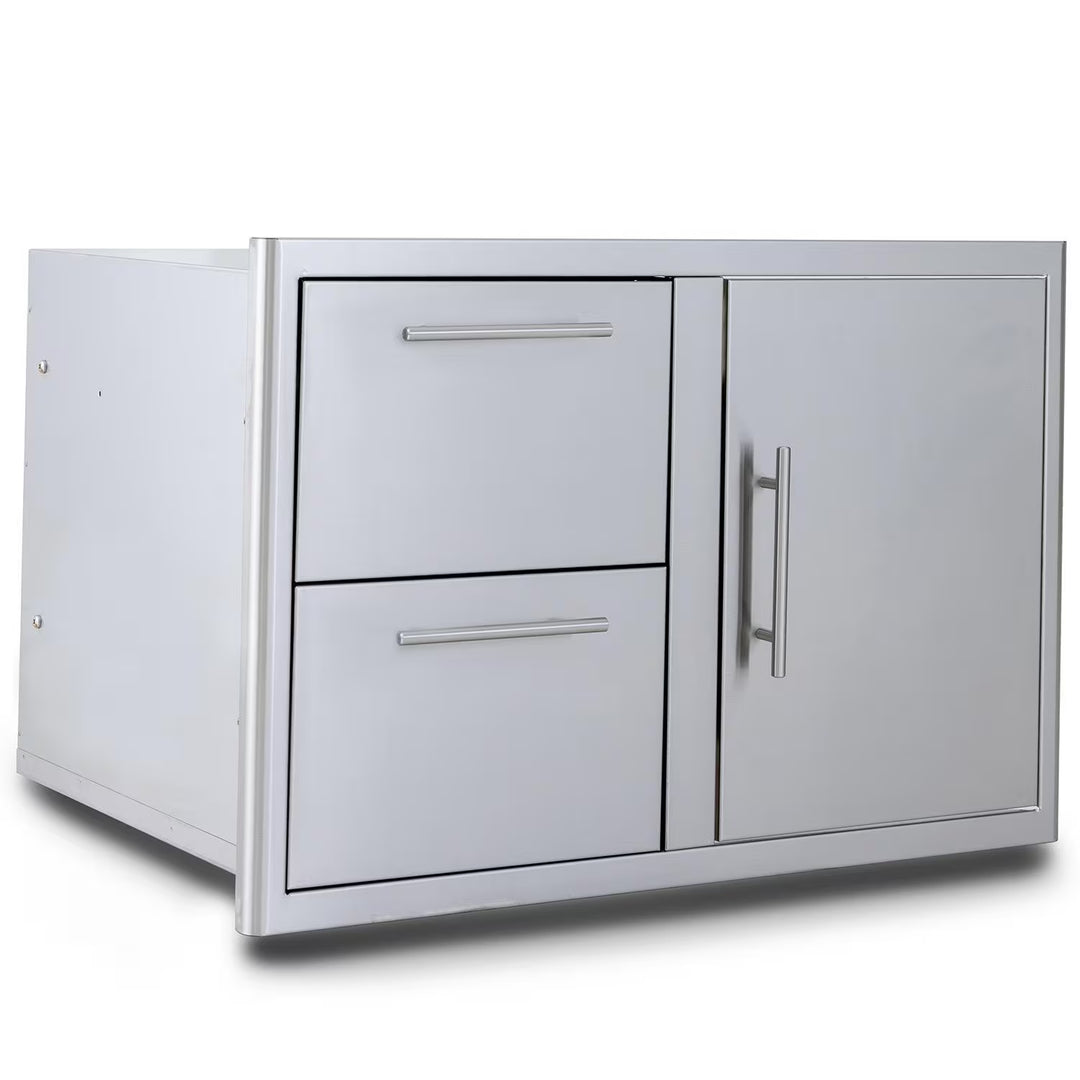 Blaze 32-Inch Stainless Steel Access Door &amp; Double Drawer Combo