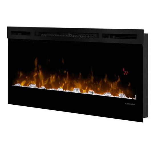 Prism Series 34in Wall-Mounted Linear Electric Fireplace with Acrylic Ember Bed - BLF3451
