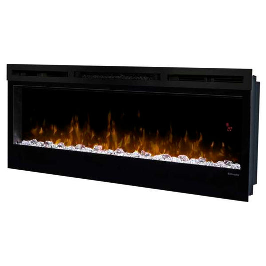 Prism Series 50in Wall Mount Linear Electric Fireplace with Acrylic Ember Bed - BLF5051