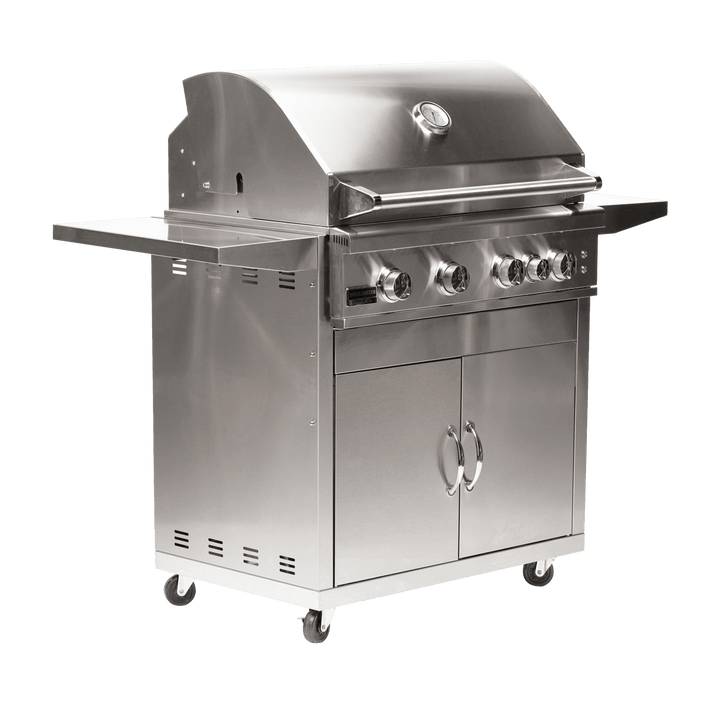 Broilmaster B Series Loaded Edition 32 with Matching Stainless Steel Cart