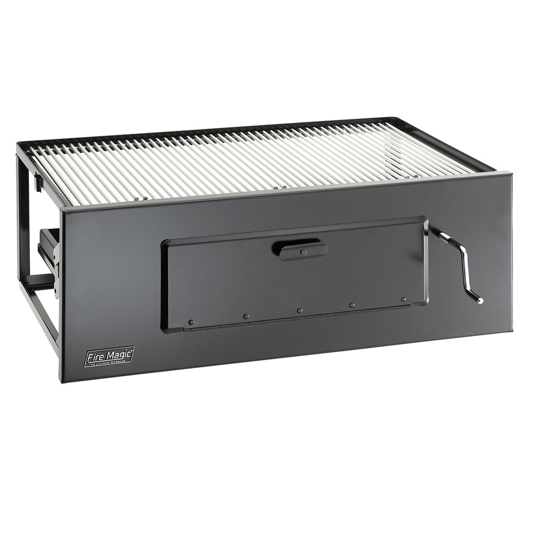 Fire Magic Lift-A-Fire Built-In Charcoal Grill