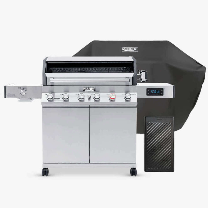 Monument Grills - Denali 605Pro | Stainless Smart Propane Gas Grill
