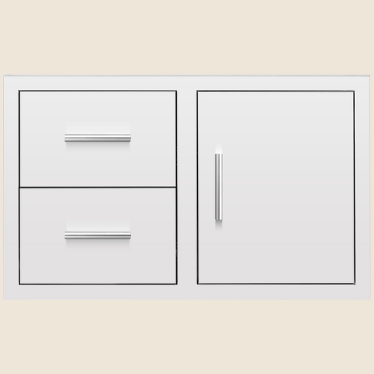 36″ 2-Drawer and Access Door Combo