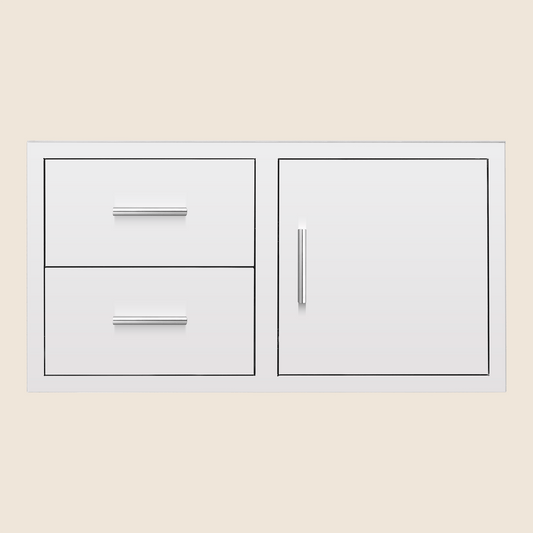 42″ 2-Drawer and Access Door Combo