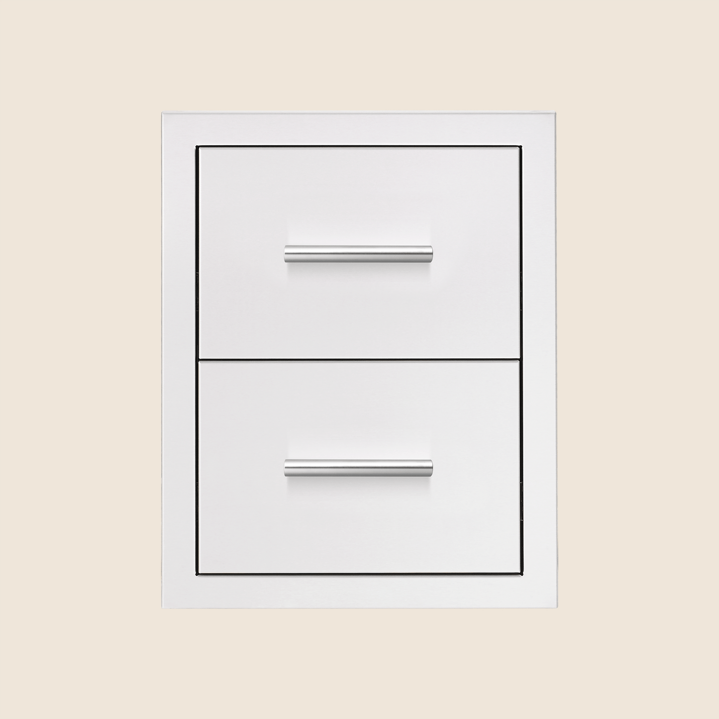 17″ Double Drawer w/ Masonry Frame