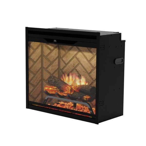 Revillusion 24in Built-In Electric Firebox - Herringbone - REV24-HB