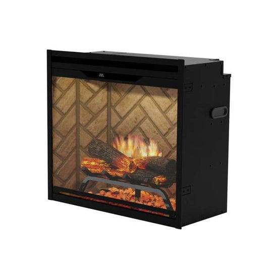 Revillusion 24in Built-In Electric Firebox - Herringbone - REV24-HB