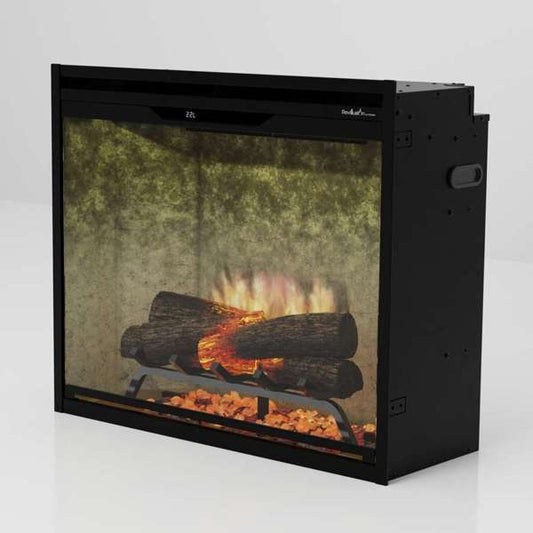 Revillusion 30in Built-In Firebox - Weathered Concrete - REV30-WC