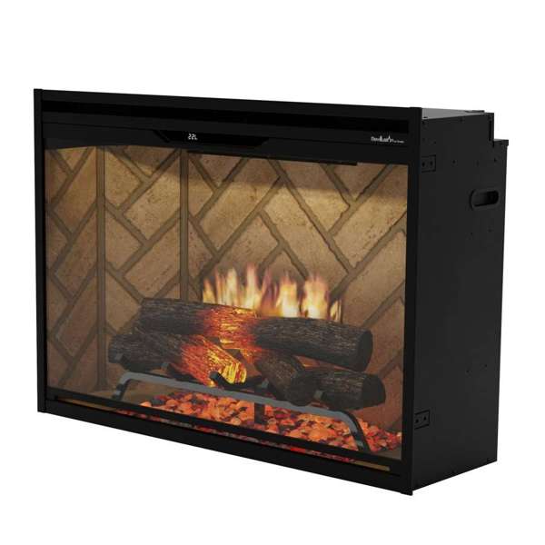 Revillusion 36in Built-In Electric Firebox - Herringbone - REV36-HB