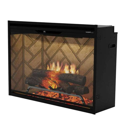 Revillusion 36in Built-In Electric Firebox - Herringbone - REV36-HB